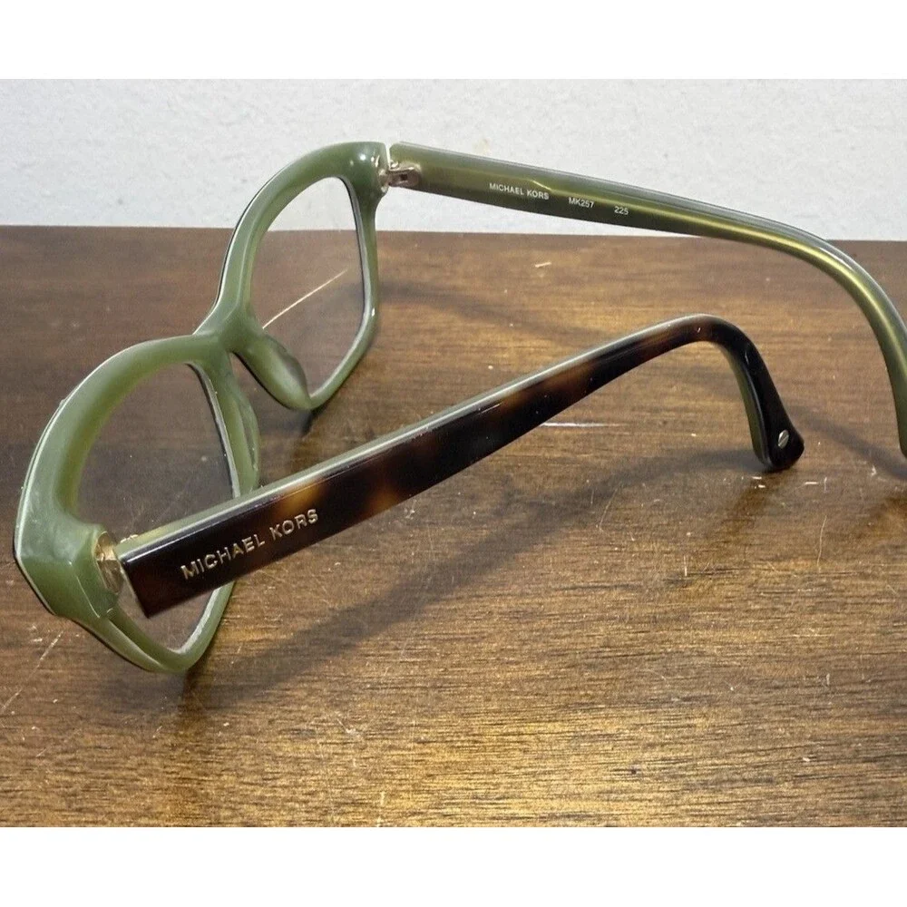 Michael Kors Eyeglasses Cat Eye Tortoise Brown Green MK257 225 Frames Only